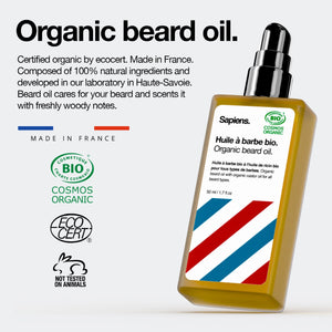 Organic Beard Oil  - Sapiens - FABLAB AB