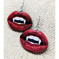 Vampire Lips Earrings - Iamnotsocool - FABLAB AB