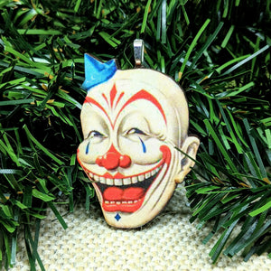Creepy Clown Head Christmas Ornament - Iamnotsocool - FABLAB AB