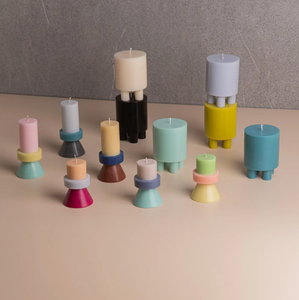 Stack Candles - Ruby Base - Yod and Co - FABLAB AB