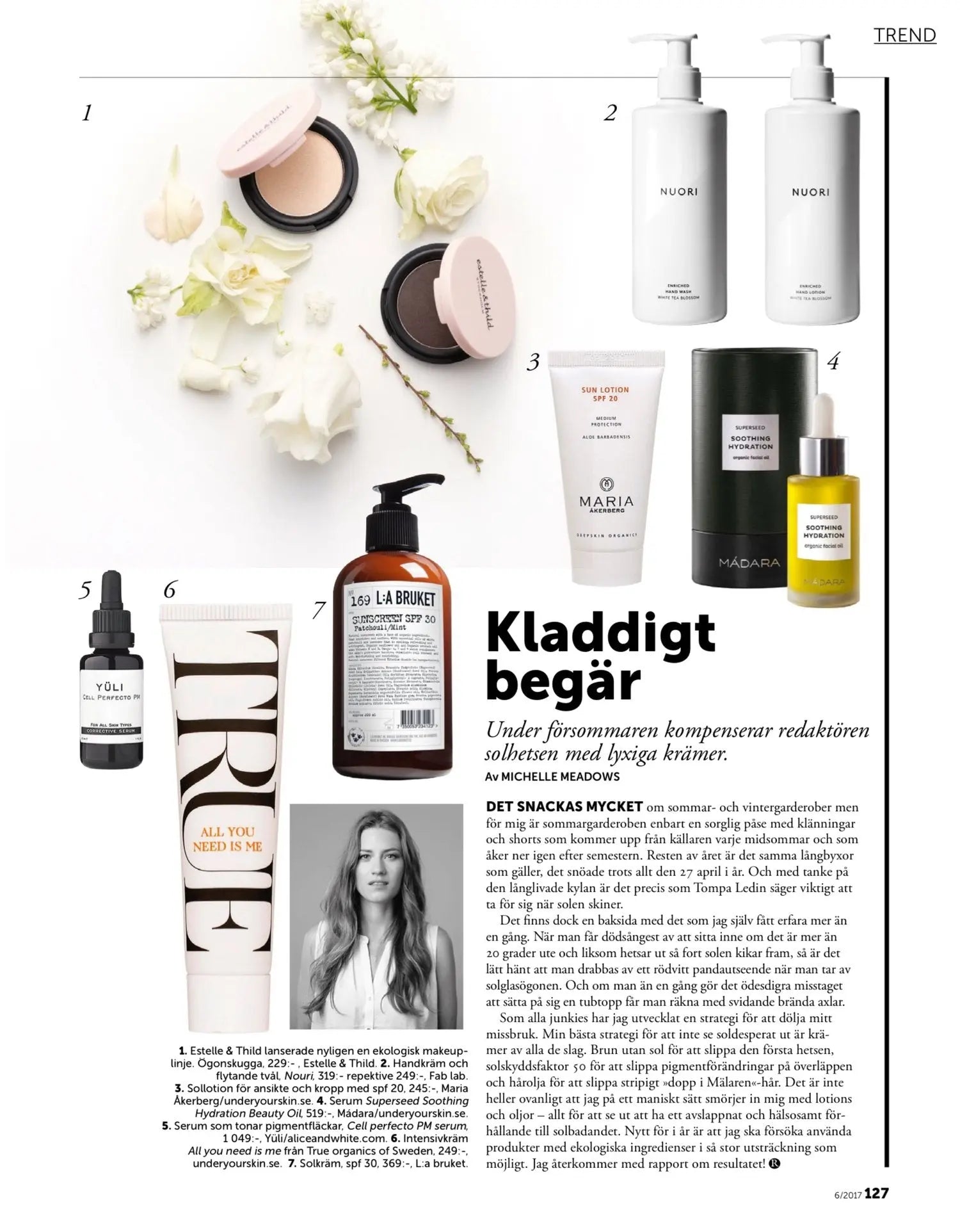 Organic-Skincare-in-Recidence-Magazine FABLAB AB