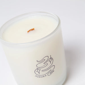 Aurora - Mahogany Teakwood & Aspen Coconut Soy Candle - Milk Jar Candle Co. - FABLAB AB