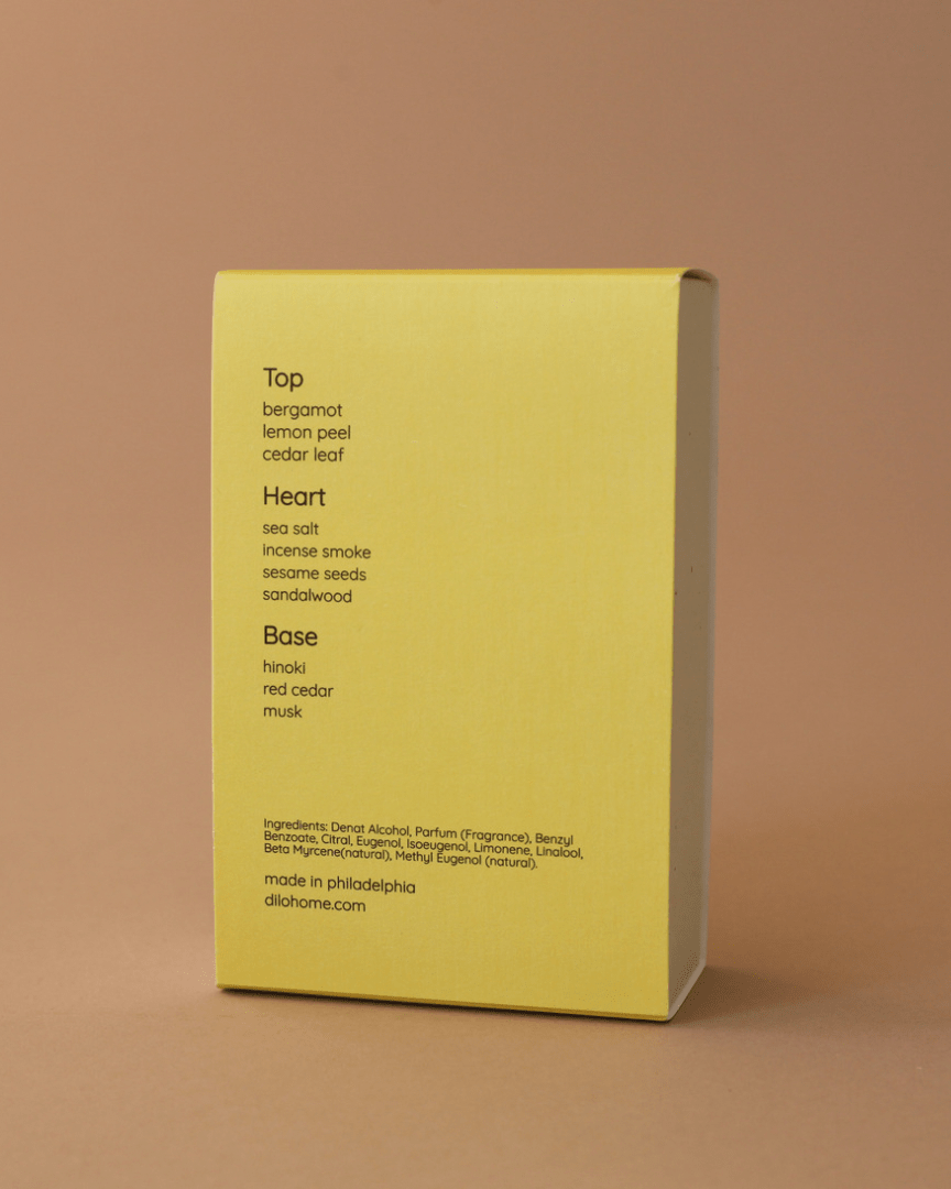 Hinoki Sesame – dilo – En rökig och träig unisexdoft med sesamfrö | FABLAB - FABLAB AB