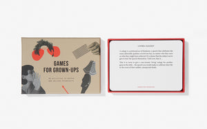 Card Game - Games For Grown Up's - The School of Life - FABLAB AB