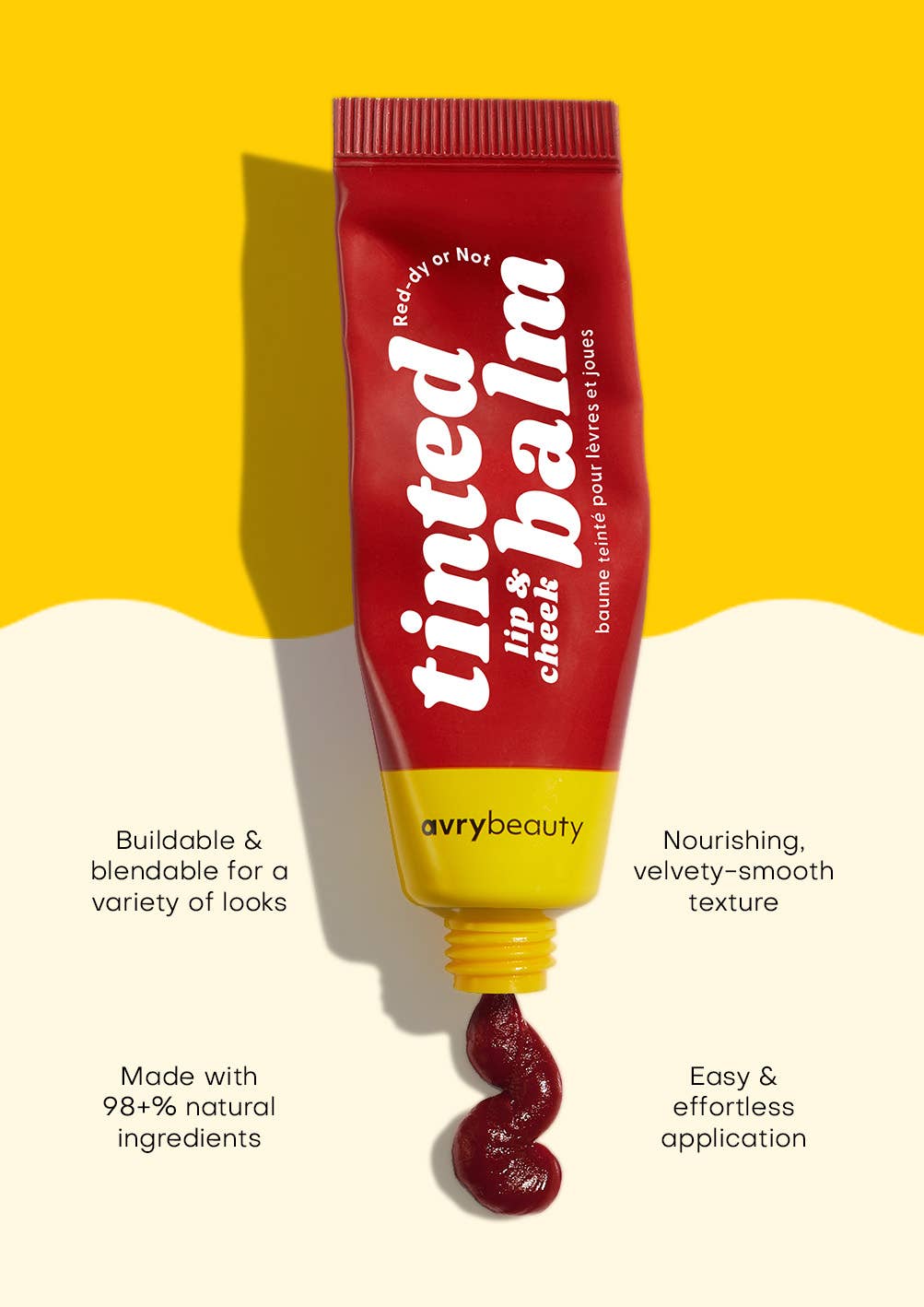 Lip & Cheek Tinted Balm - Red - dy or Not - FABLAB AB