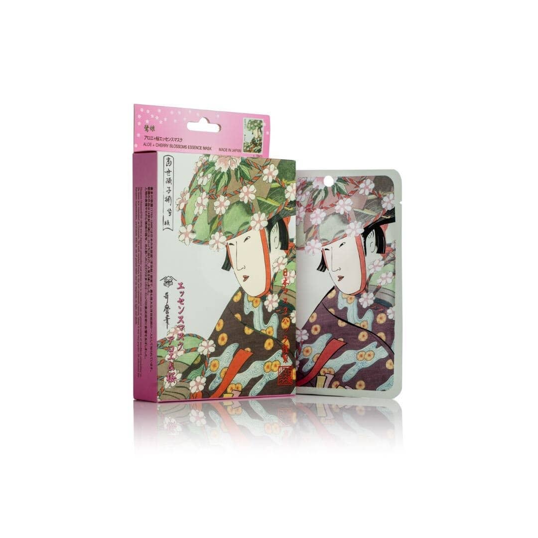MITOMO - Antioxidant Mask Aloe Vera and Cherry Blossom - FABLAB AB