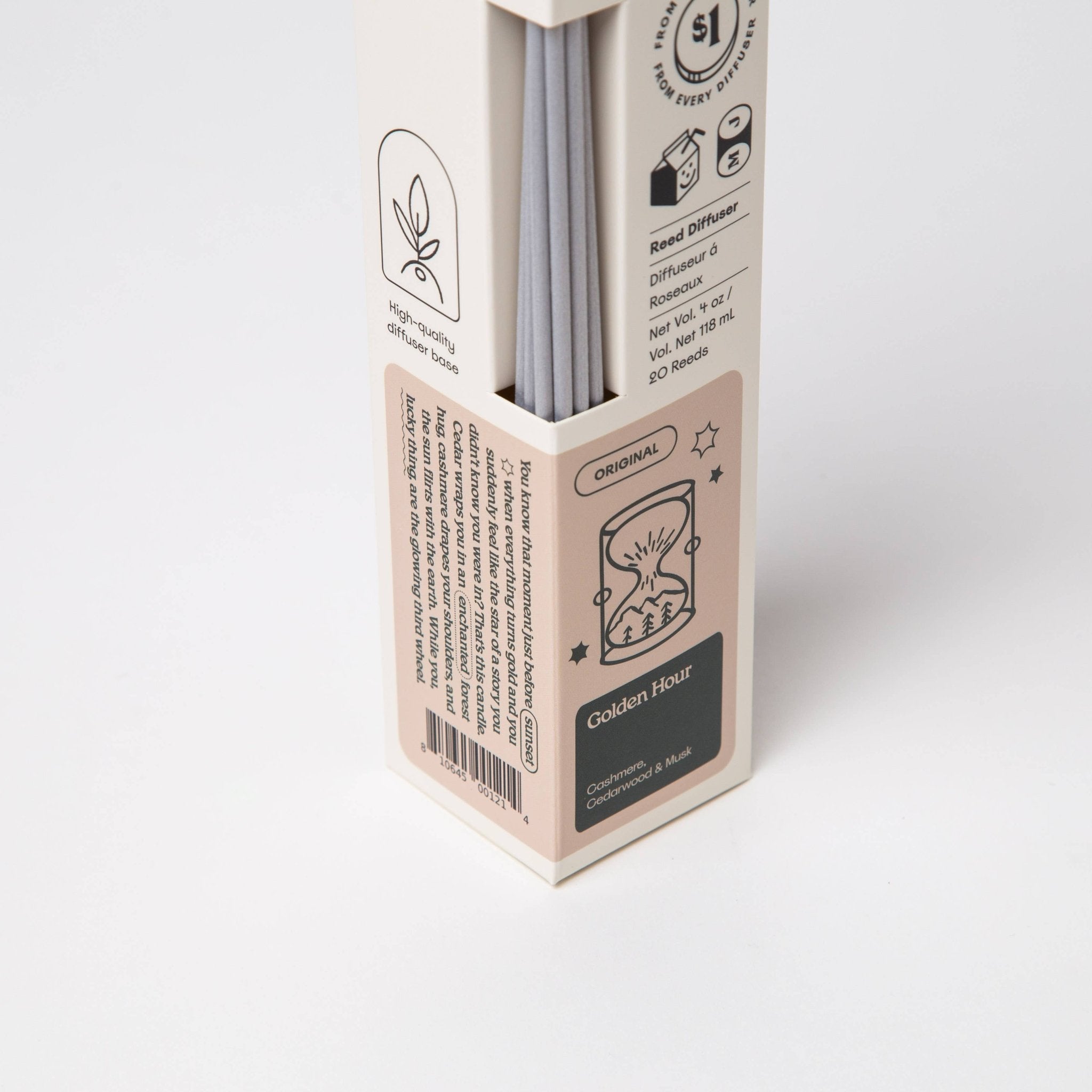 Golden Hour – Milk Jar doftpinnar – kashmir, cederträ & mysk - FABLAB AB