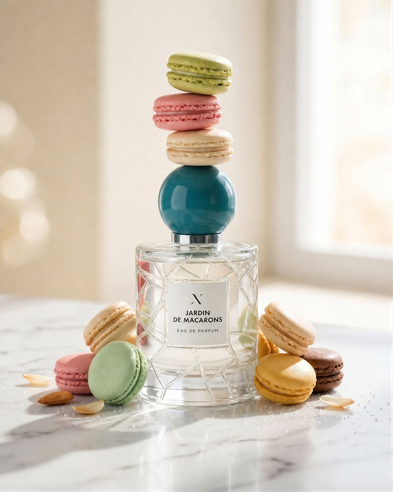 Jardin de Macarons – Les Sœurs de Noé – med mandel och vanilj | FABLAB - FABLAB AB