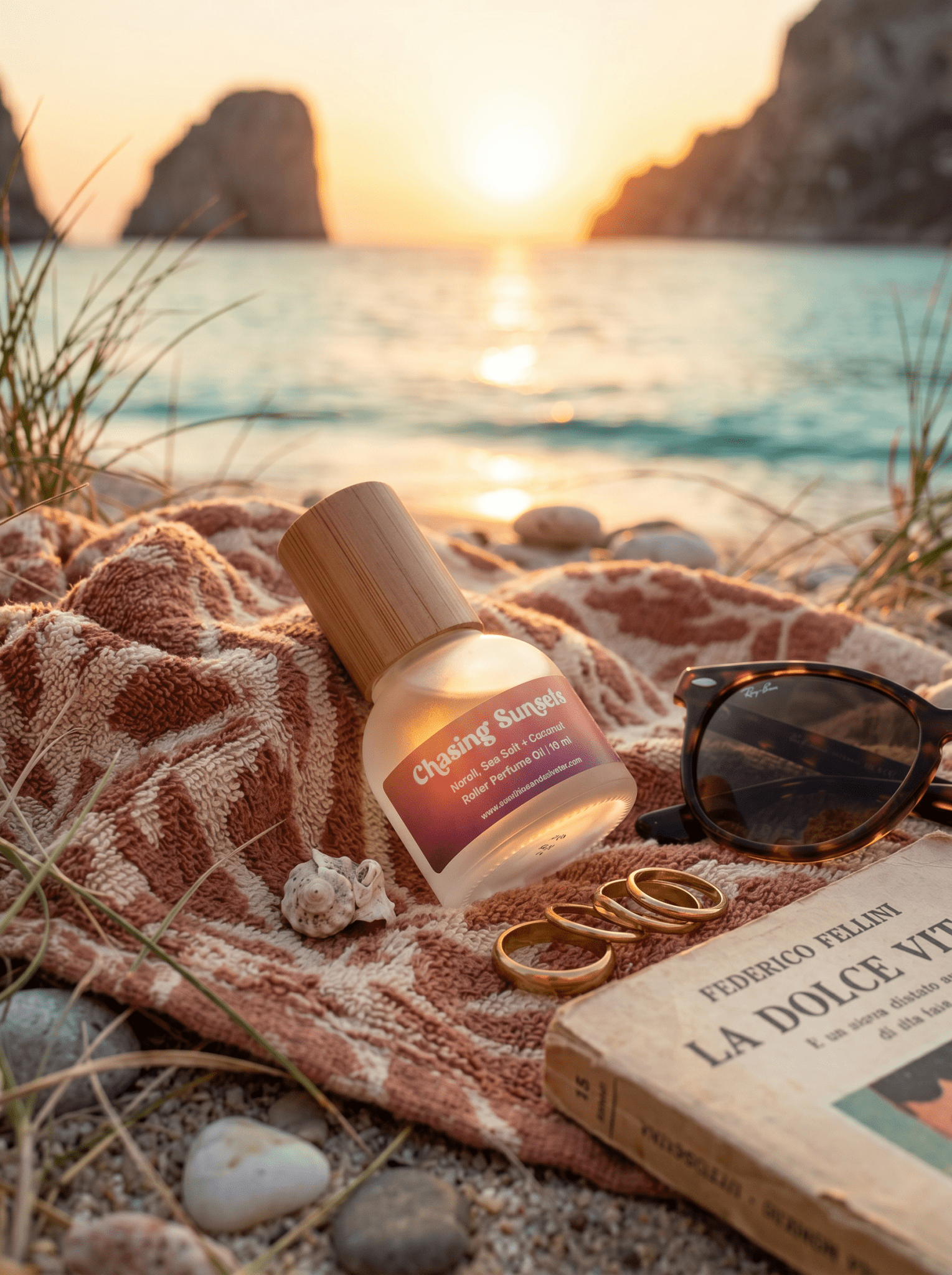 Chasing Sunsets – Sunshine + Saltwater – Mandarin, ljusa blommor och rostad kokos | FABLAB - FABLAB AB