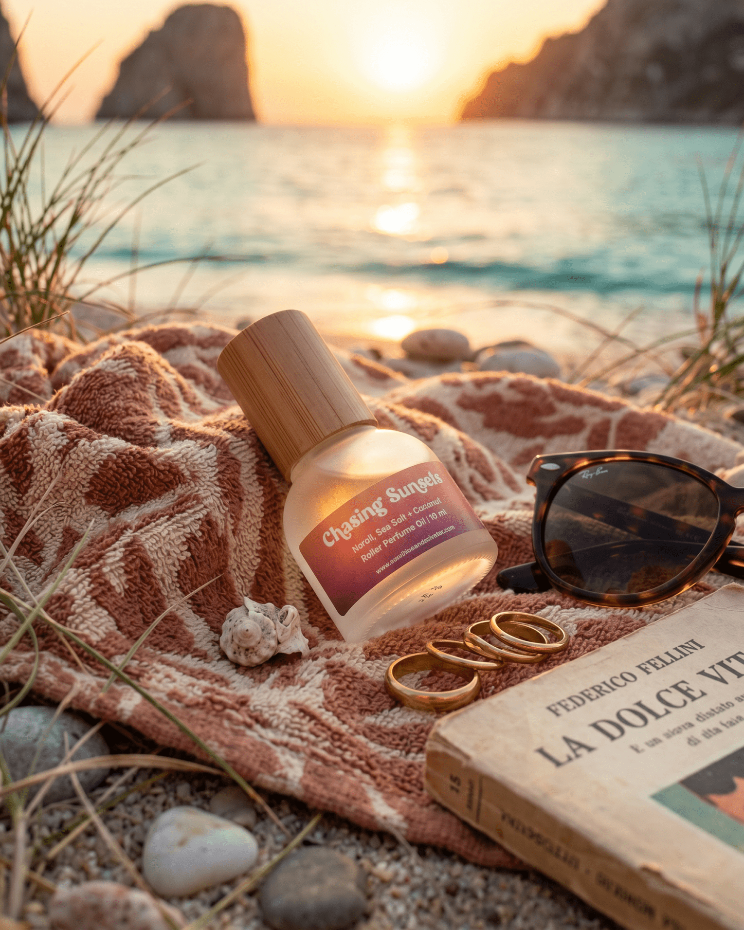 Chasing Sunsets – Sunshine + Saltwater – Mandarin, ljusa blommor och rostad kokos | FABLAB - FABLAB AB