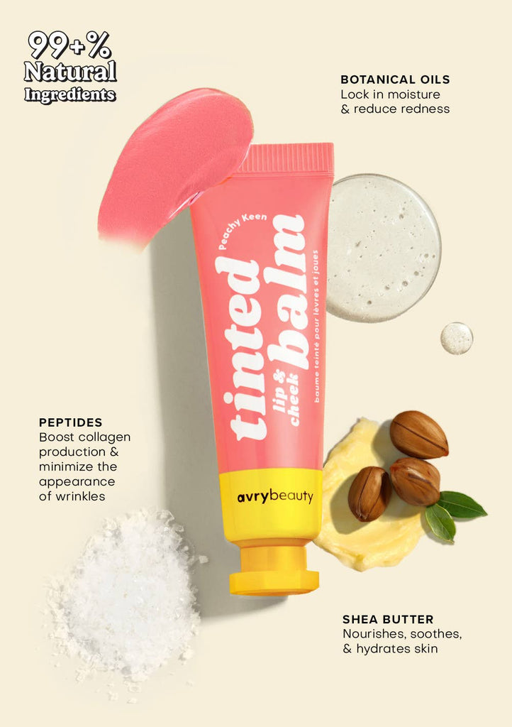 Lip & Cheek Tinted Balm - Peachy Keen - FABLAB AB