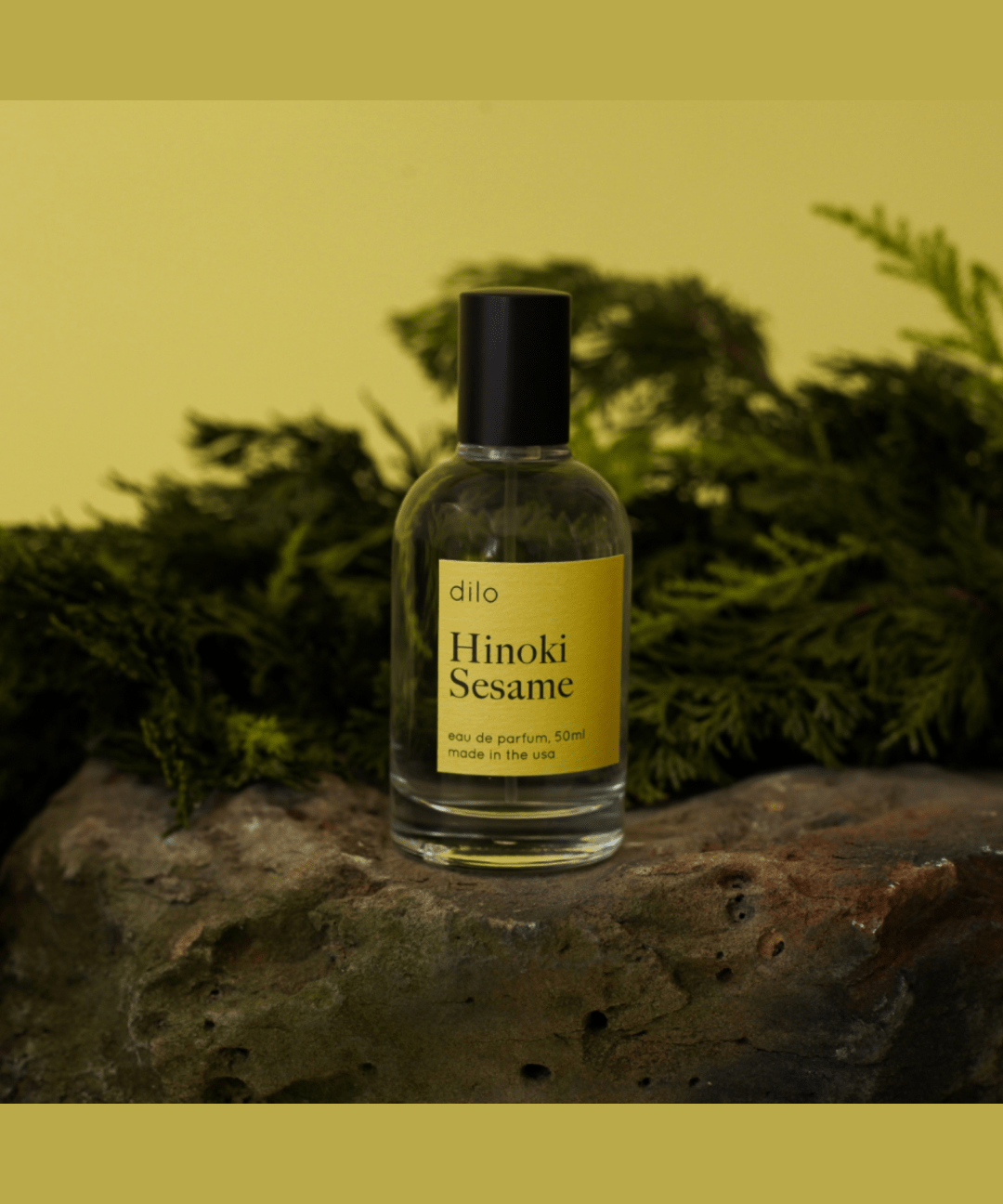 Hinoki Sesame – dilo – En rökig och träig unisexdoft med sesamfrö | FABLAB - FABLAB AB