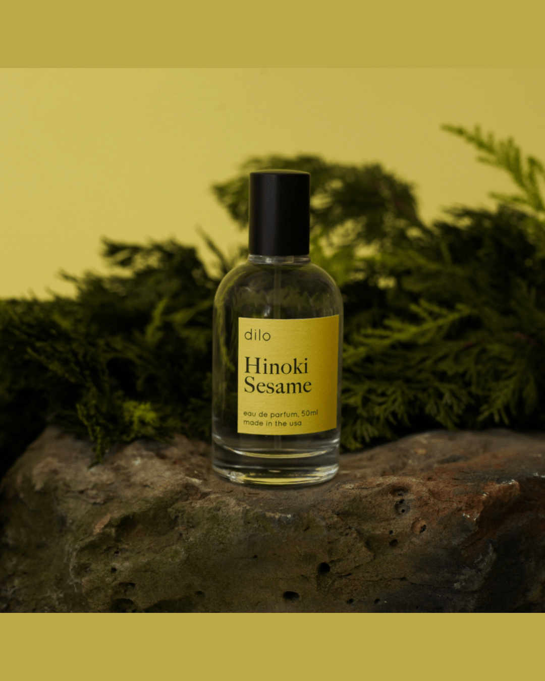 Hinoki Sesame – dilo – En rökig och träig unisexdoft med sesamfrö | FABLAB - FABLAB AB