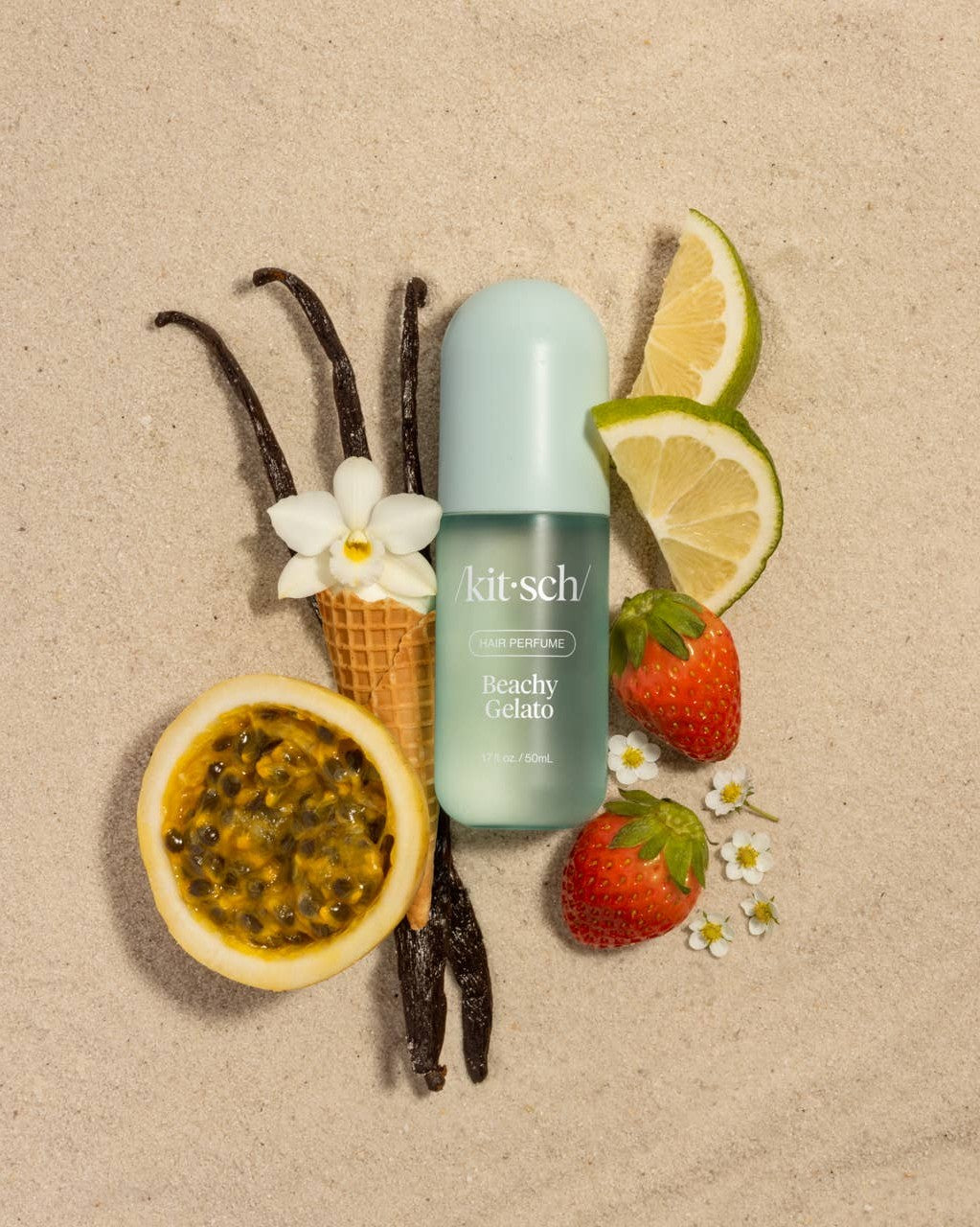 Beachy Gelato – kit•sch – tropisk hår & kroppsparfym med lime och vanilj | FABLAB - FABLAB AB
