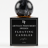 Floating Candles – Dark Tales – Linnetyg, ljusvax och mörk amber | FABLAB