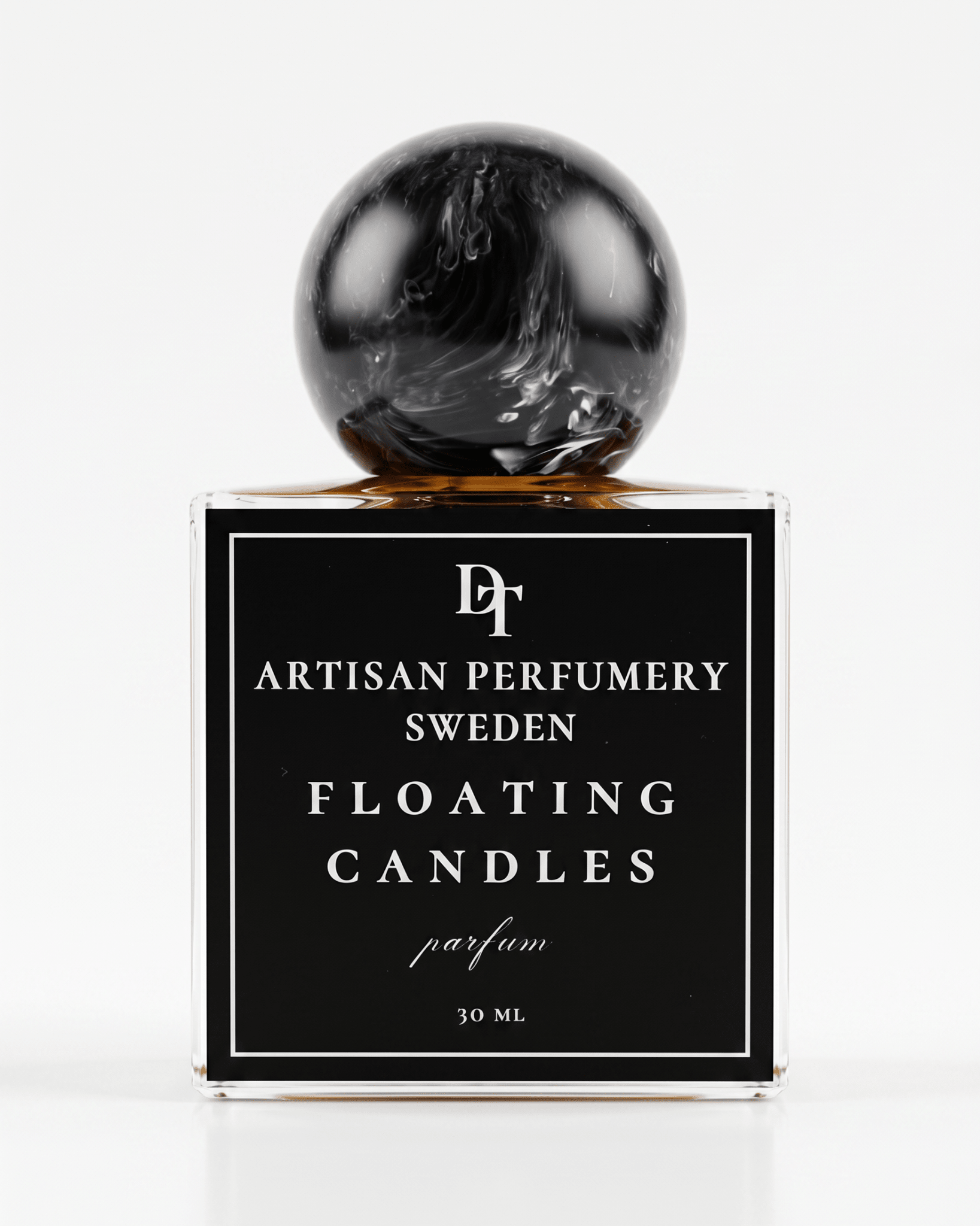 Floating Candles – Dark Tales – Linnetyg, ljusvax och mörk amber | FABLAB - FABLAB AB