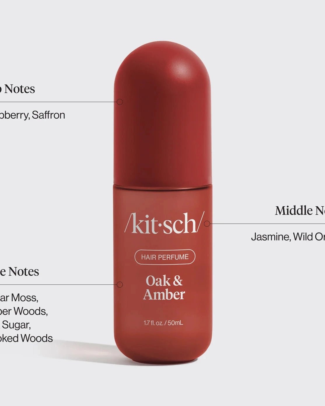 Oak & Amber Hair Perfume – kit•sch – Hallon, saffran och rökig amber | FABLAB - FABLAB AB