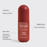 Oak & Amber Hair Perfume – kit•sch – Raspberry, saffron, and smoky amber | FABLAB
