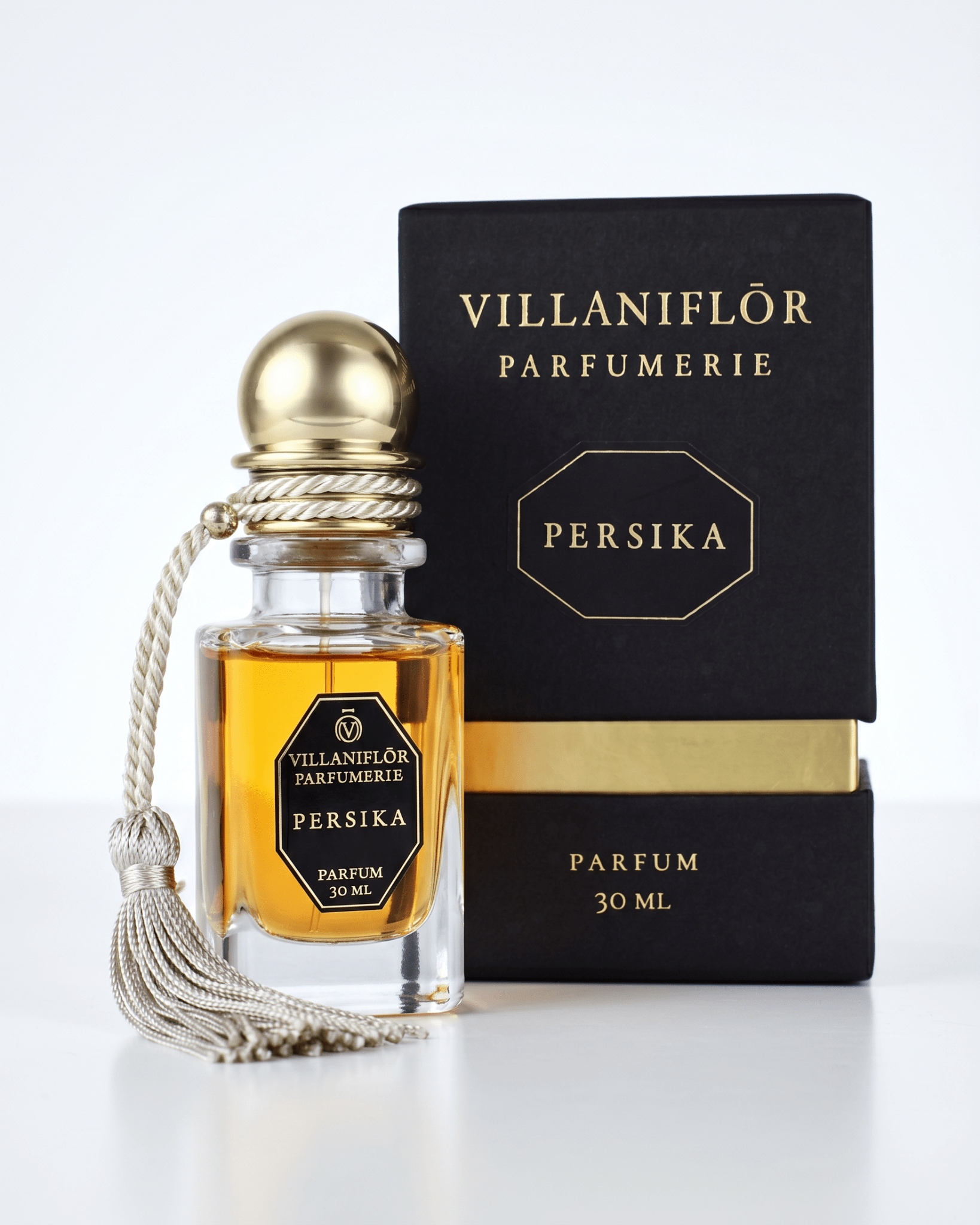 Persika – Villaniflōr – Persikoskal, mimosa och svart te | FABLAB - FABLAB AB