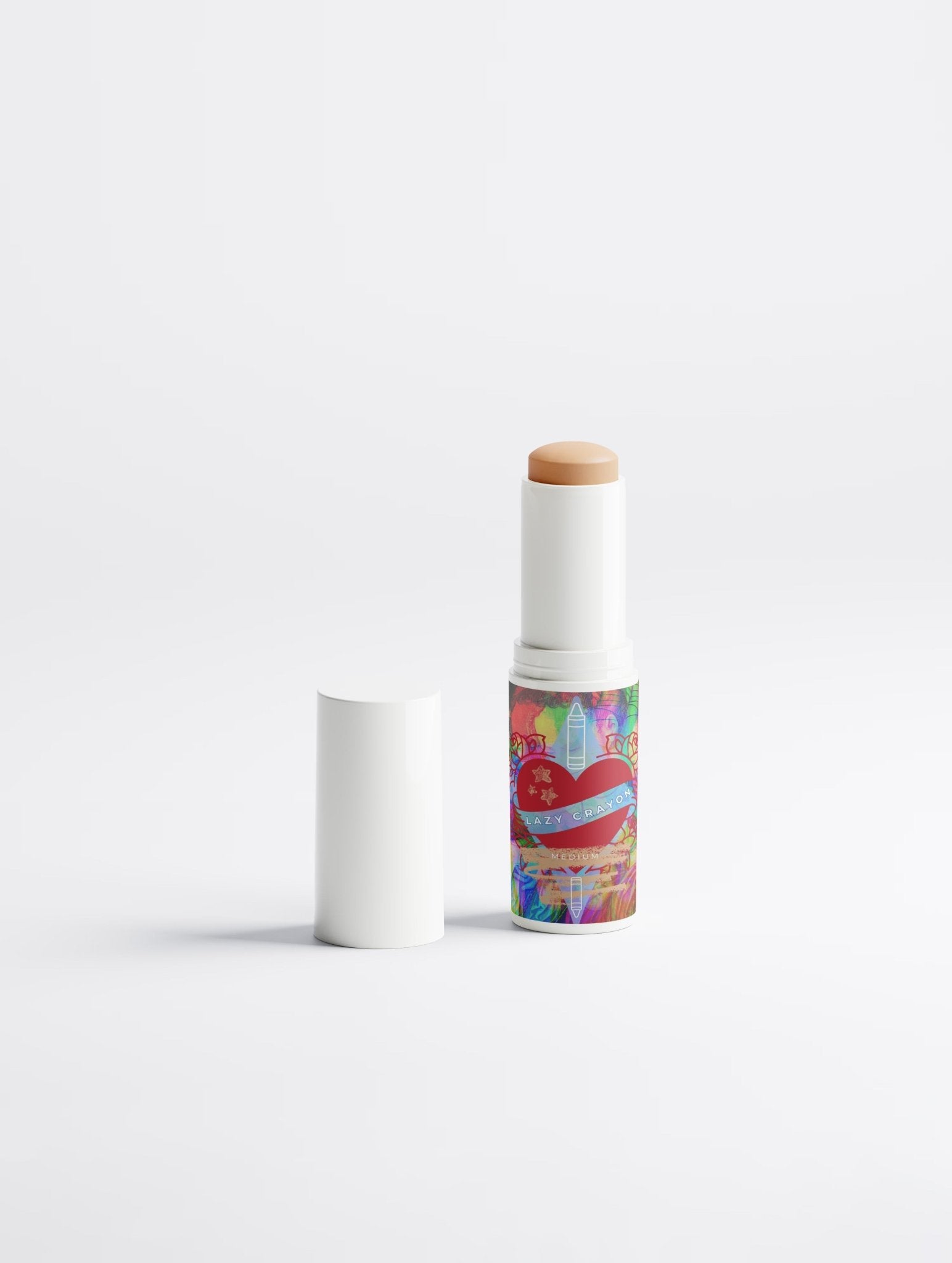 Lazy Crayon – Färgen Medium – CC Cream Foundation Stick med ceramider och jojobaolja | FABLAB - FABLAB AB