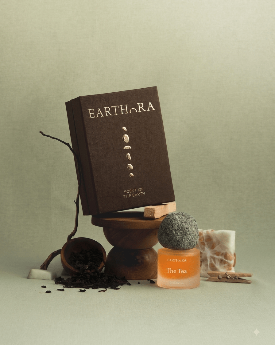 The Tea – EARTHORA – te, fuktig jord och fikonblad | FABLAB - FABLAB AB