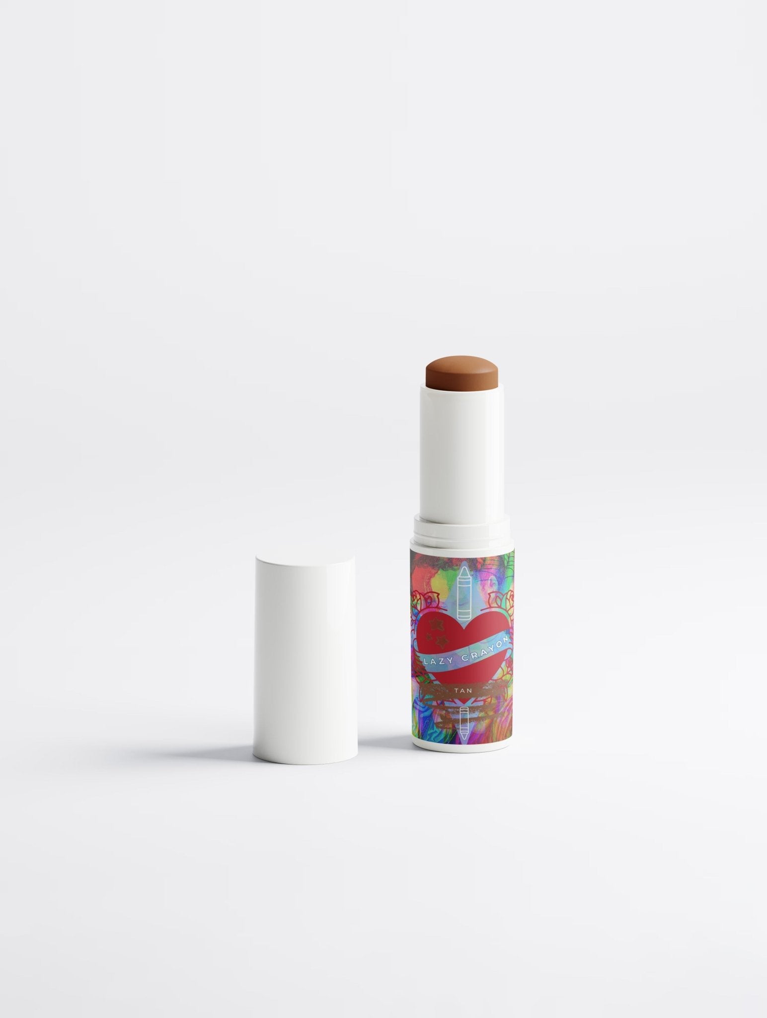 Lazy Crayon – Färgen Tan – CC Cream Foundation Stick med ceramider och jojobaolja | FABLAB - FABLAB AB