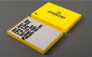 20 Aphorisms Card Set - The School of Life - FABLAB AB