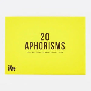 20 Aphorisms Card Set - The School of Life - FABLAB AB