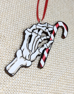 Creepy Christmas Ornament Skeleton Hand - Iamnotsocool - FABLAB AB