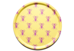 FLY YELLOW - ROUND TRAY - FLYBOYANT | FABLAB AB