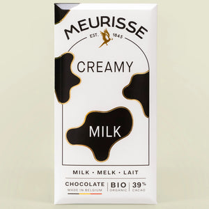 Organic Milk Chocolate with Creamy Milk - 100g - Meurisse - FABLAB AB