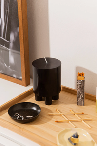 Stack Candles - Obsidian Black - Yod and Co