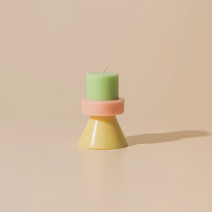 Stack Candles - Yellow Base - Yod and Co - FABLAB AB